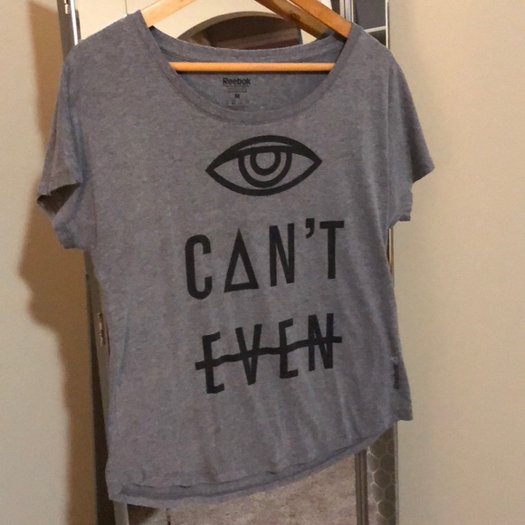 Reebok Eye Can’t Even Workout Gym Tee - Picture 2 of 4